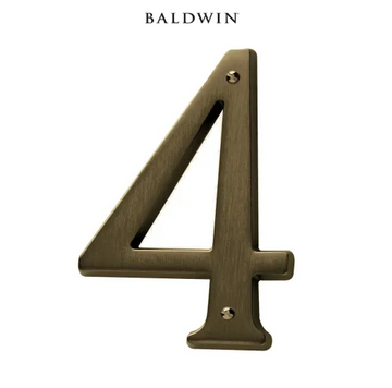 5" Baldwin "4" House Number